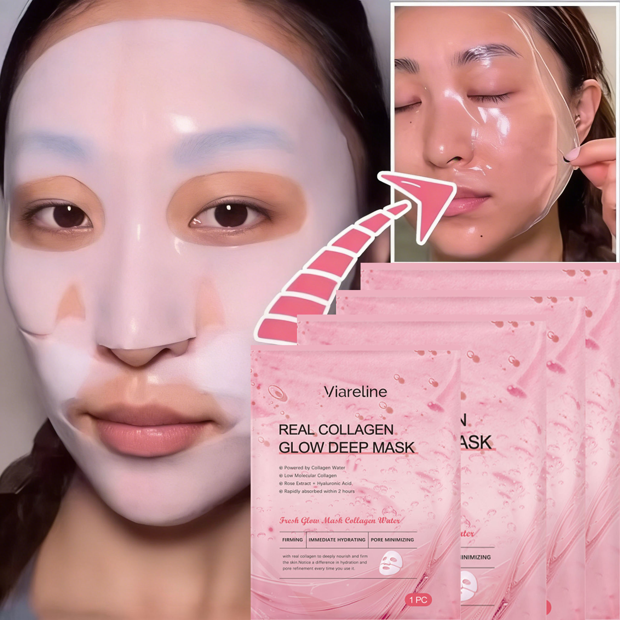 Skincare Omg - Ночная коллагеновая маска с ДНК лосося